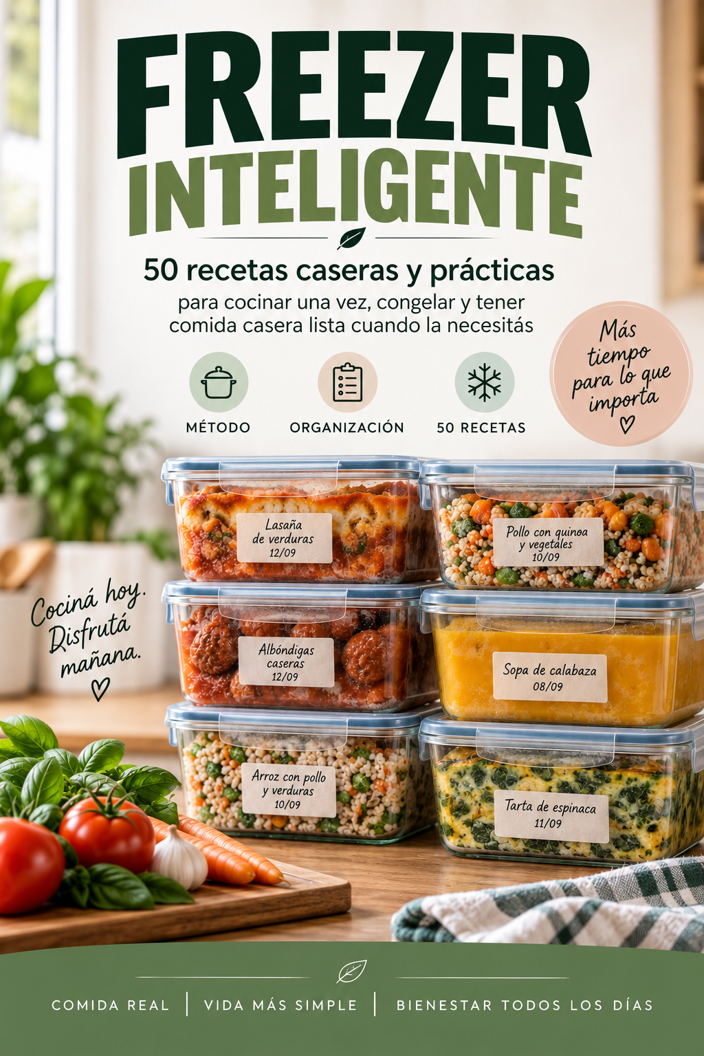 Freezer inteligente- 50 recetas caseras y practicas