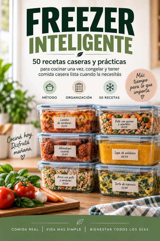 Freezer inteligente- 50 recetas caseras y practicas